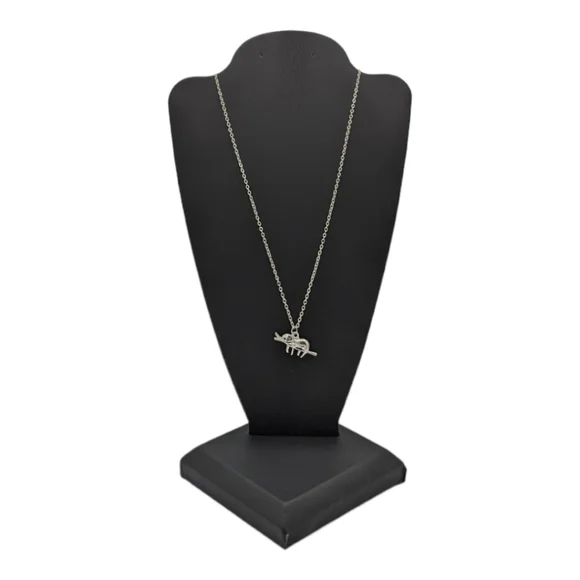 ⭐ FINAL PRICE ⭐ Sloth Silver Tone Necklace - Picture 4 of 7